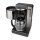 Kaffeemaschine | Filter Kaffee | 1.5 l | 12 Tassen | Warmhalten | Timer einschalten | LCD-Anzeige | Uhrfunktion | Aluminium / Schwarz