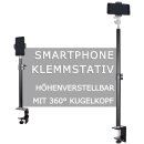 Tisch Stativ Klemme Smartphone für iPhone Samsung...