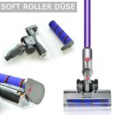 Bodendüse + Rohr + Fugendüse + Bürste für Dyson V7 V8 V10 V11 V15 Zubehör Set