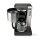 Kaffeemaschine mit Milchaufschäumer Set Edelstahl silber schwarz Filterkaffeemaschine #1