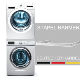 Zwischenbaurahmen Waschmaschine Trockner Verbindung Übereinander Waschmaschinen Verbindungsrahmen für BSH Electrolux Panasonic Samsung Gorenje Siemens Miele AEG Bauknecht LG Beko Bosch