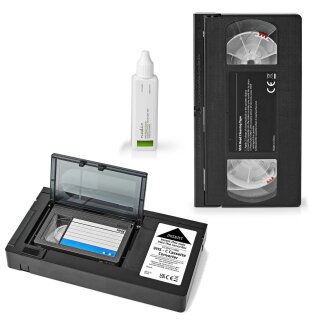 VHS-C Adapter Adapterkassette + Reiniger Reinigungskassette Video Rekorder