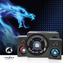 Gaming Lautsprecher 2.1 System Speaker Boxen Gamer...