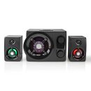 Gaming Lautsprecher 2.1 System Speaker Boxen Gamer Bluetooth SD USB