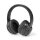 Drahtlose Over-Ear-Kopfhörer | max. Batteriespielzeit: 16 Std | Eingebautes Mikro | Drücken Sie Strg | Rauschunterdrückung | Stimmkontrolle | Lautstärke-Regler | Travel Case enthalten | Schwarz