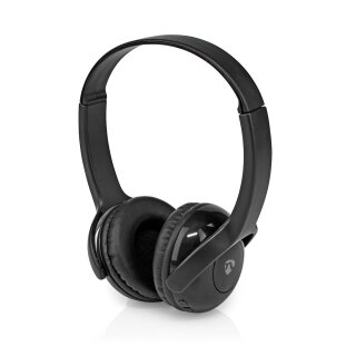 Bluetooth 5.0 On-Ear Kopfhörer mit Mikrofon Headset kabellos schwarz