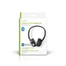 Bluetooth 5.0 On-Ear Kopfhörer mit Mikrofon Headset kabellos schwarz