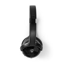 Bluetooth 5.0 On-Ear Kopfhörer mit Mikrofon Headset kabellos schwarz