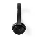 Bluetooth 5.0 On-Ear Kopfhörer mit Mikrofon Headset kabellos schwarz