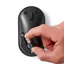 USB Funk Maus mit integriertem Akku wiederaufladbar PC wireless