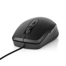 Ergonomische Maus kabelgebunden USB ergonomisch 3600dpi PC Computer