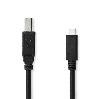 1m OTG USB-C auf USB-B Male Stecker Drucker Laptop Notebook Adapter