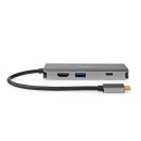 USB-C Multiport Adapter HDMI Ethernet RJ45 SD USB-HUB Kartenlesegerät Laptop