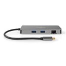 USB-C Multiport Adapter 2x HDMI RJ45 Ethernet USB-Hub PD 3.0 SD