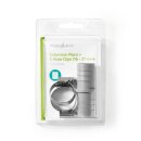 22mm Verlängerung Verbinder + 2 Schlauchschellen Ablaufschlauch Waschmaschine