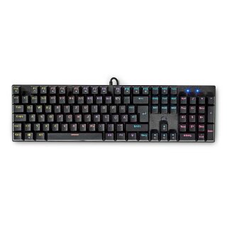 Beleuchtete Gaming Tastatur mechanisch RGB LED Beleuchtung Keyboard