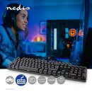 Beleuchtete Gaming Tastatur mechanisch RGB LED...