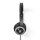 PC-Headset | Auf Ohr | Stereo | USB Type-A / USB Type-C™ | Klappbarer Mikrofon | Schwarz
