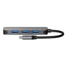 USB-C USB-HUB 3.2 5 Gbit/s 4 Ports 4-fach Verteiler...