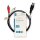 Audio-Kabel DIN 5-Pin Stecker 2x RCA Cinch Chinch Male Adapter 1m
