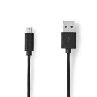 0,5m kurzes USB-A Stecker | USB Micro-B Stecker Kabel USB 2.0 kurz