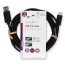 3m USB-C A Kabel Ladekabel Datenkabel Smartphone 480 MBit/s 15W