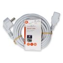 5m Kaltgerätekabel Schutzkontakt Stecker Stromkabel Kabel Strom Netzkabel PC Beamer