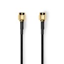 ACONRFTOL SMA Antennenkabel 5m 2er-Set - RG174 Koaxialkabel Für WLAN Router