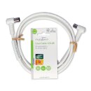 1,5m Antennenkabel Koax Coax Koaxial Kabel Winkel Stecker 120dB TV Fernseher