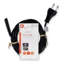 3m Euro Stromkabel Strom Kabel 2-polig 8er Stecker IEC-320-C7 TV Radio 3 Meter