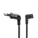 5m Euro Netzkabel Stromkabel Winkelstecker IEC-320-C7 5 Meter Strom