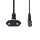 5m Euro Netzkabel Stromkabel Winkelstecker IEC-320-C7 5 Meter Strom