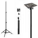 210cm Stativ + Adapter Platte Universal Ständer für Boxen Antenne Studio Kamera Zubehör