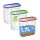 3 Stück Vorratsbehälter Schüttdose 1,7l Frischhaltedosen BPA FREI Schüttdosen Kunststoff Streudose