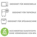 Set 3 Stück Vorratsbehälter Schüttdose Schüttdosen Frischhaltedosen BPA FREI Kunststoff Streudose