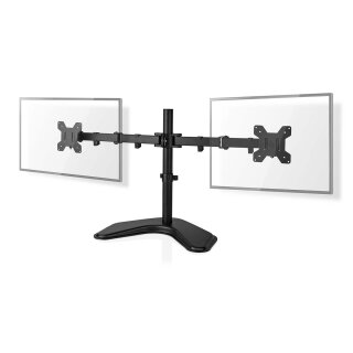Dual Monitor Schreibtisch Ständer Halterung Bildschirm 2 TFT LED Standfuß