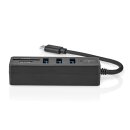 USB-C Hub Kartenlesegerät Cardreader Weiche USB-A 3.2 Gen 1 PC Laptop Notebook