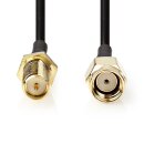 2m RP SMA Stecker Buchse Kabel Verlängerungskabel W-lan WiFi Antenne