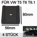 4x Unterlage Profilschiene Multiflexboard Konsole Möbel für VW T5 T6 T6.1 Multivan