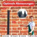 10 Stück 50cm = 5m Taubenspikes Schutz Streifen für Tauben Abwehr Vogel Schutz Spikes grau