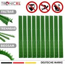 10x GRÜN Taubenspikes Taubenabwehr Vogelabwehr Spikes Vogelschutz hoch 50cm lang Katzenabwehr Stachel