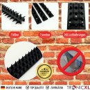10x schwarz Taubenspikes Taubenabwehr Vogelabwehr Spikes Vogelschutz hoch 50cm lang