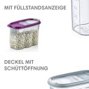 6 Stück Vorratsbehälter Schüttdose Schüttdosen Frischhaltedosen BPA FREI Kunststoff Streudose