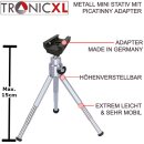 Gewehrstativ Stativ + Picatinny Adapter Schiene Tripod...