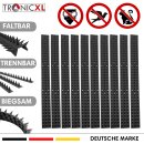 20x schwarz Taubenspikes = 10 Meter Taubenabwehr Vogelabwehr Spikes Vogelschutz