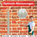 20x weiss Taubenspikes = 10m Taubenabwehr Vogelabwehr Spikes Vogelschutz hoch 50cm lang Katzenabwehr Stachel