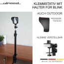 Klemm-Stativ + Adapter für Blink Outdoor Kamera XT XT1 XT2 1/4" Halterung Camera