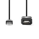 Aktive USB-Kabel | USB 2.0 | USB-A Stecker | USB-A Buchse...