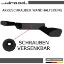 2 Stück Wandhalterung für Akkuschrauber für Bosch Makita Dewalt Ryobi etc. I Aufbewahrung Werkzeug