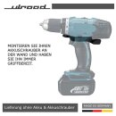 2 Stück Wandhalterung für Akkuschrauber für Bosch Makita Dewalt Ryobi etc. I Aufbewahrung Werkzeug